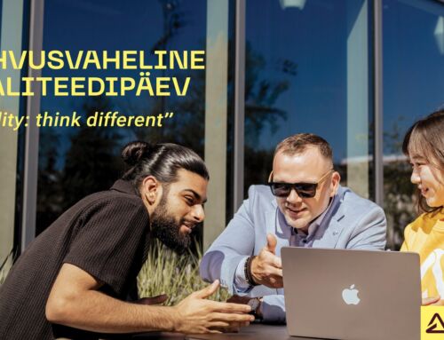 Rahvusvaheline kvaliteedipäev “Quality: think different” 13.11 TALLINN
