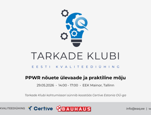 Tarkade Klubi: PPWR nõuete ülevaade ja praktiline mõju