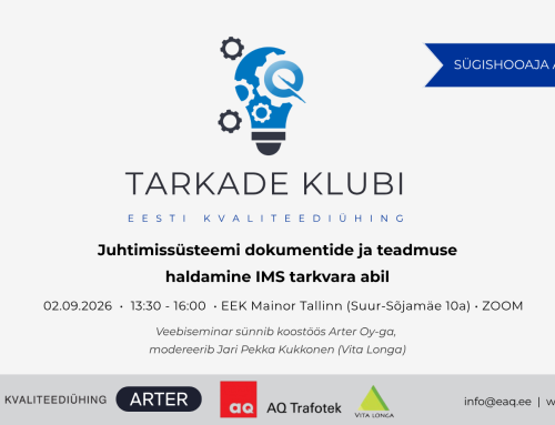 Tarkade Klubi: Juhtimissüsteemi dokumentide ja teadmuse haldamine IMS tarkvara abil
