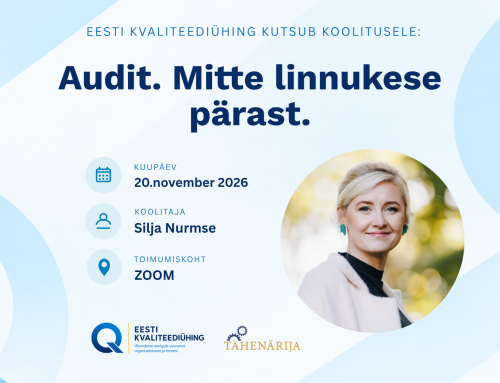 Audit. Mitte linnukese pärast.
